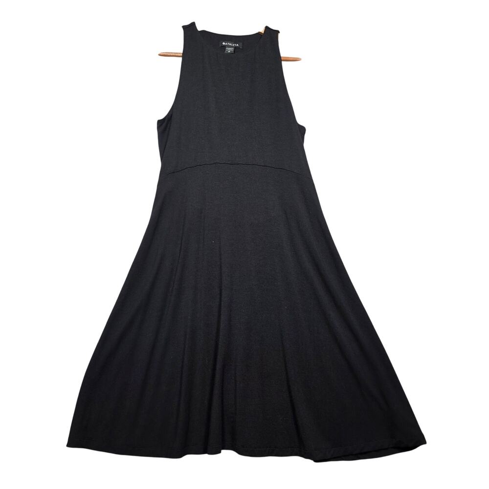 Athleta Black Santorini Thera Sleeveless Dress Size XS